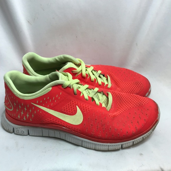 Nike Free 4.0 V2 Running Shoes Orange Size 7 - Picture 3 of 8